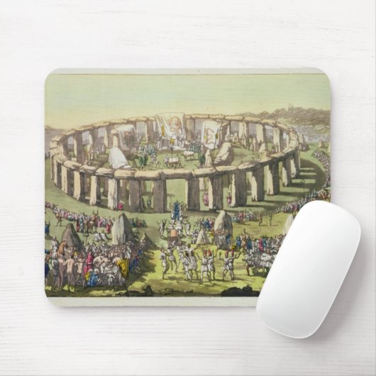 Stonehenge oder ein Kreistempel der Druiden, pl Mousepad (Mit Mouse)