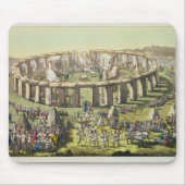 Stonehenge oder ein Kreistempel der Druiden, pl Mousepad (Vorne)