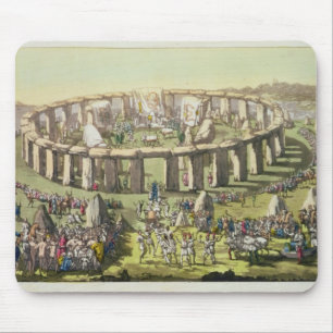 Stonehenge oder ein Kreistempel der Druiden, pl Mousepad