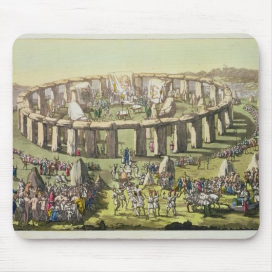 Stonehenge oder ein Kreistempel der Druiden, pl Mousepad (Vorne)