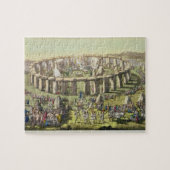 Stonehenge oder ein Kreistempel der Druiden, pl Puzzle (Horizontal)