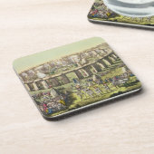 Stonehenge oder ein Kreistempel der Druiden, pl Untersetzer (Linke Seite)