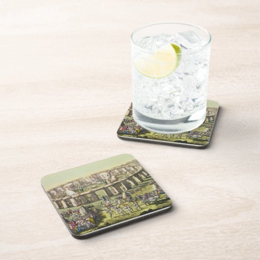 Stonehenge oder ein Kreistempel der Druiden, pl Untersetzer (Rechte Seite)