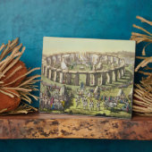 Stonehenge oder ein Zirkulatempel der Druiden, ln Fotoplatte (Seite)