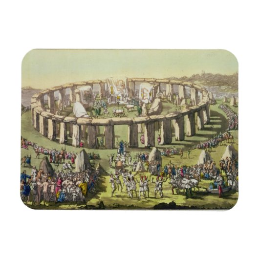 Stonehenge oder ein Zirkulatempel der Druiden, ln Magnet (Horizontal)