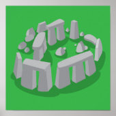 Stonehenge of England Poster (Vorne)