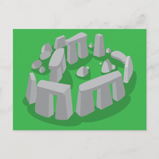 Stonehenge of England Postkarte (Vorderseite)