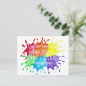 Stonehenge, Paint Splashes Postkarte (Stehend Vorderseite)