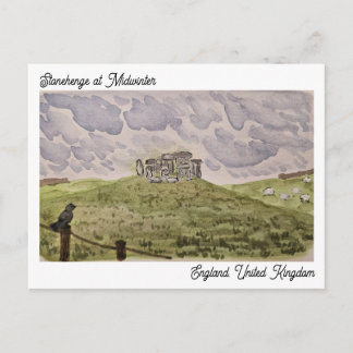 Stonehenge Postcard Postkarte