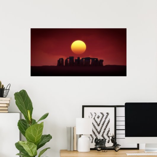 Stonehenge Poster (Heimbüro)