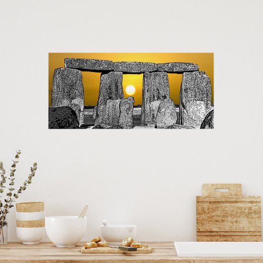Stonehenge Poster (Küche)