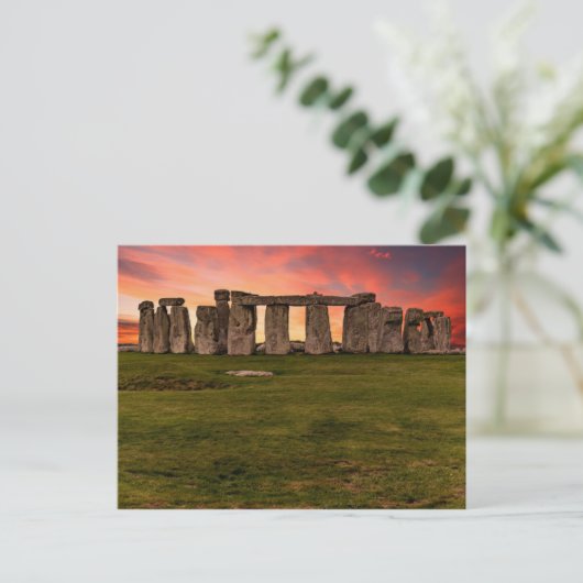 Stonehenge Postkarte (Stehend Vorderseite)
