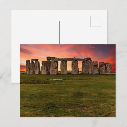 Stonehenge Postkarte (Vorne/Hinten)