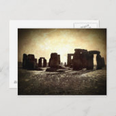 Stonehenge Postkarte (Vorne/Hinten)