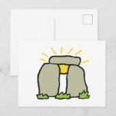 Stonehenge Postkarte (Vorne/Hinten)
