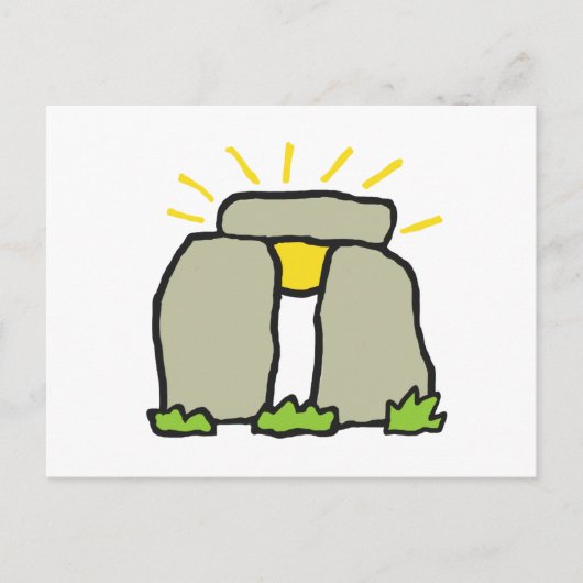 Stonehenge Postkarte (Vorderseite)
