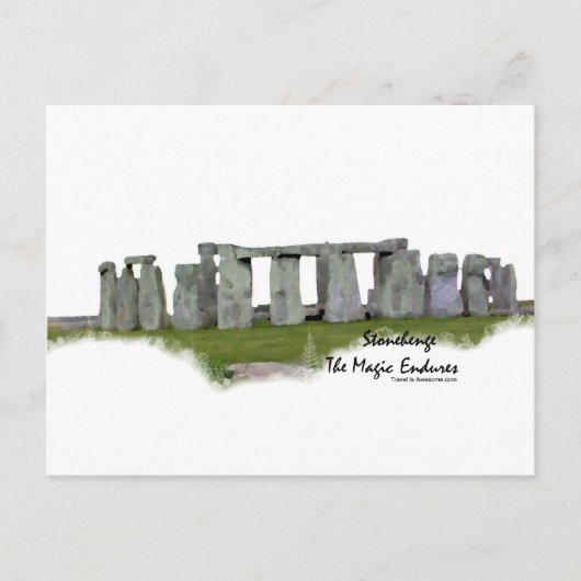 Stonehenge Postkarte (Vorderseite)