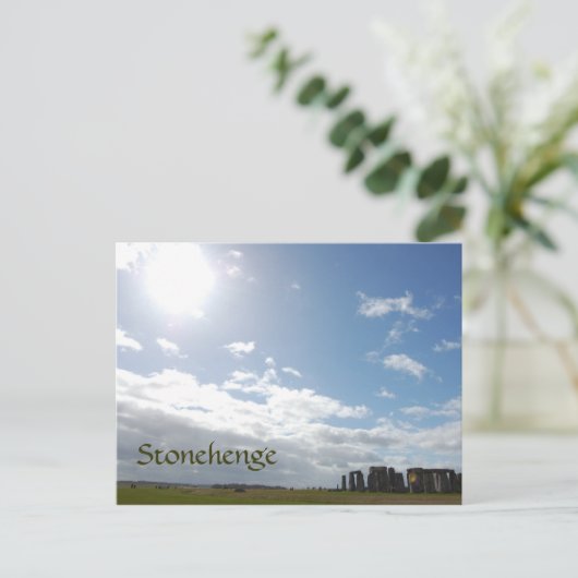Stonehenge Postkarte (Stehend Vorderseite)