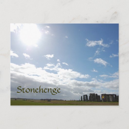 Stonehenge Postkarte (Vorderseite)