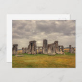 Stonehenge Postkarte (Vorne/Hinten)
