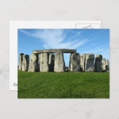 Stonehenge Postkarte (Vorne/Hinten)