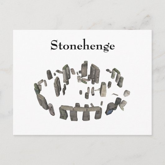 Stonehenge: Postkarte (Vorderseite)