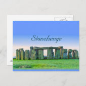 Stonehenge Postkarte (Vorne/Hinten)