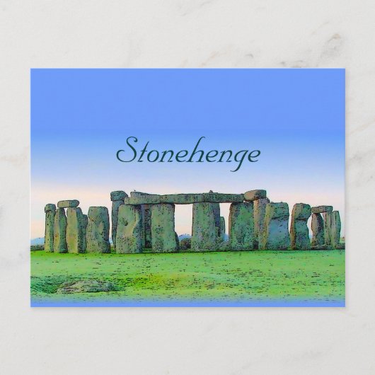 Stonehenge Postkarte (Vorderseite)