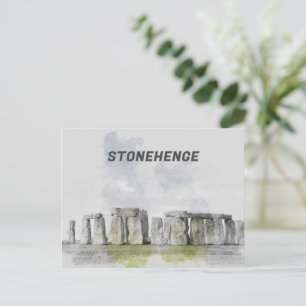 Stonehenge Postkarte – Weihnachtsgeschenk für Reis
