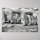 Stonehenge Prehistorisches Monument Alt Poster (Vorne)