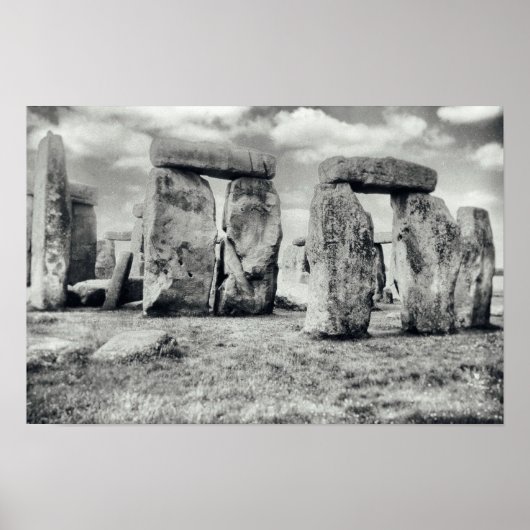 Stonehenge Prehistorisches Monument Alt Poster (Vorne)