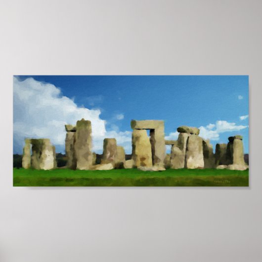 Stonehenge Print Poster (Vorne)