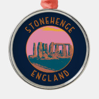 Stonehenge Retro Distressed Circle