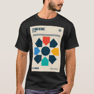 Stonehenge Retro Reisen Art T-Shirt
