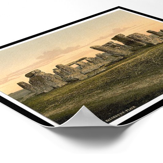 Stonehenge, Salisbury, England Poster (Ecke)