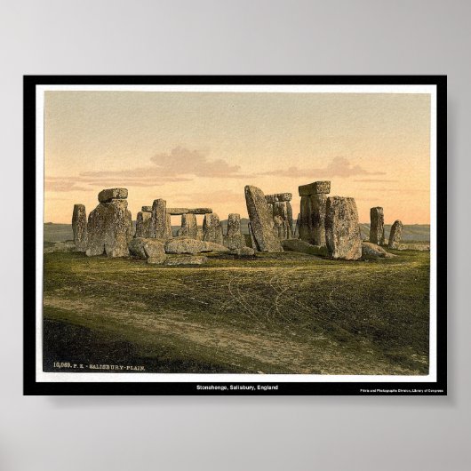 Stonehenge, Salisbury, England Poster (Vorne)