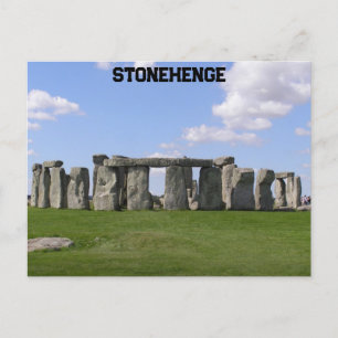 Stonehenge, Salisbury Schlicht, England Postkarte