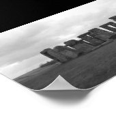 Stonehenge, Salisbury Schlicht Poster (Ecke)