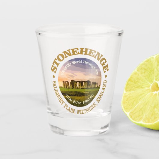 Stonehenge Schnapsglas (Vorderseite)