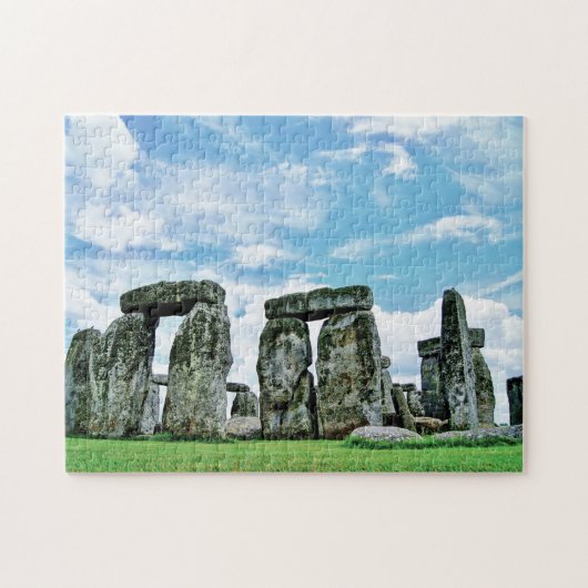 Stonehenge Sehenswürdigkeit Wiltshire England Foto Puzzle (Horizontal)
