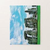 Stonehenge Sehenswürdigkeit Wiltshire England Foto Puzzle (Vertikal)