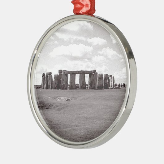 Stonehenge Silbernes Ornament (Links)