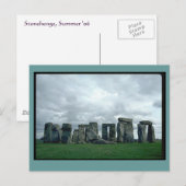 Stonehenge, Sommer '06 Postkarte (Vorne/Hinten)