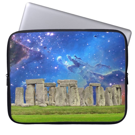 Stonehenge & Stars Historische Stätte des Powers Laptopschutzhülle (Vorderseite)