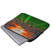 Stonehenge Stehend Stones bei Sonnenuntergang Laptopschutzhülle (Vorne Knopf)