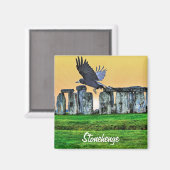 Stonehenge Stehend Stones & Rook Magnet (Vorderseite/Rückseite)