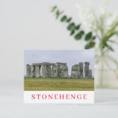 Stonehenge Steinkreisansicht Postkarte (Stehend Vorderseite)