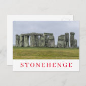 Stonehenge Steinkreisansicht Postkarte (Vorne/Hinten)