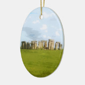 Stonehenge Stone Circle Monument Keramikornament (Links)