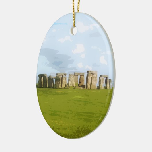Stonehenge Stone Circle Monument Keramikornament (Links)